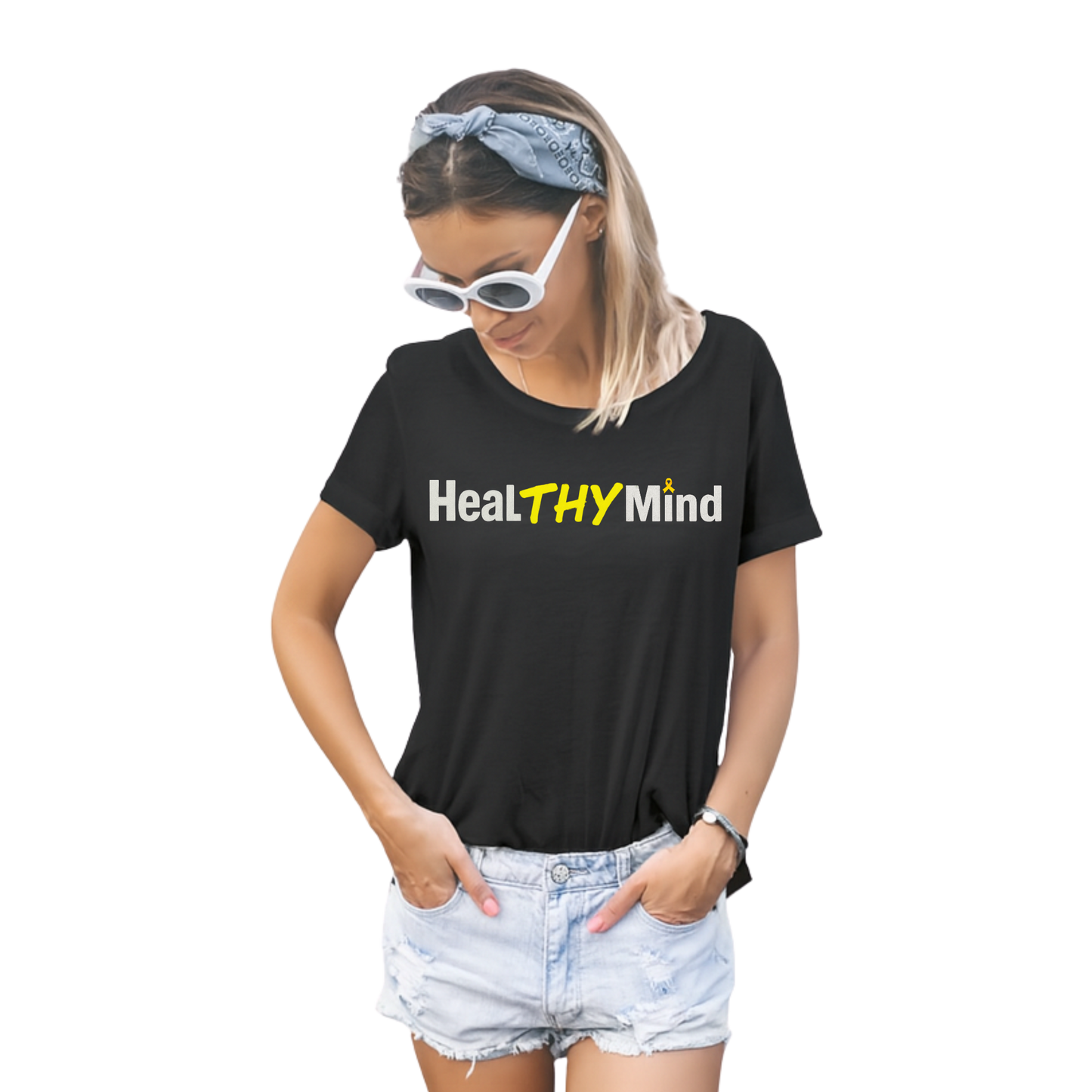 HealTHYMind T-Shirt Heal - Thy - Mind (charity Piece The Samaritans )