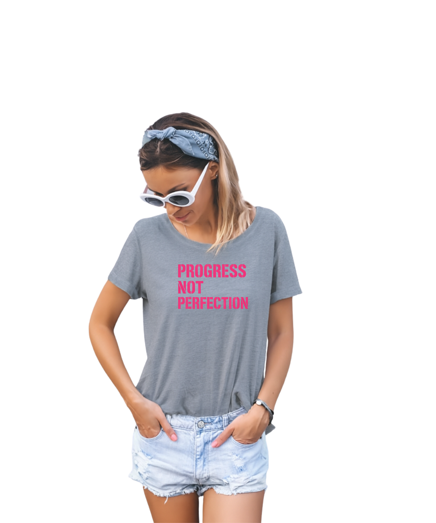 Progress Not Perfection T-shirt - See images for different colourways