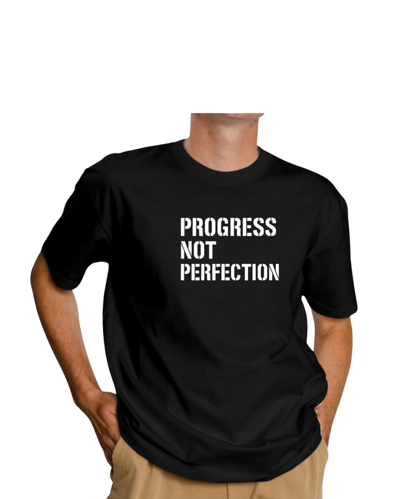 Progress Not Perfection T-shirt - See images for different colourways