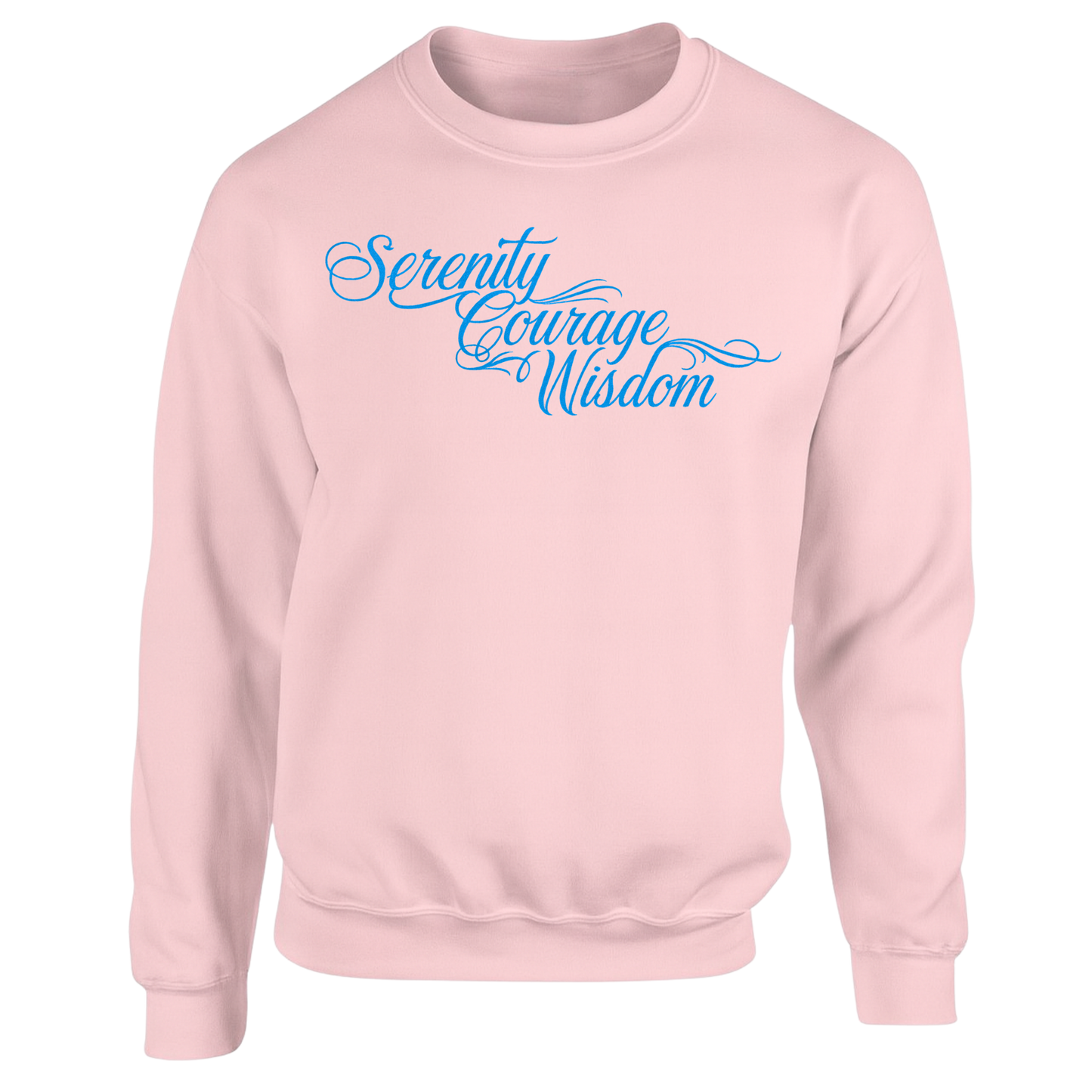Blue - Serenity Courage Peace Sweatshirts (multi colours)