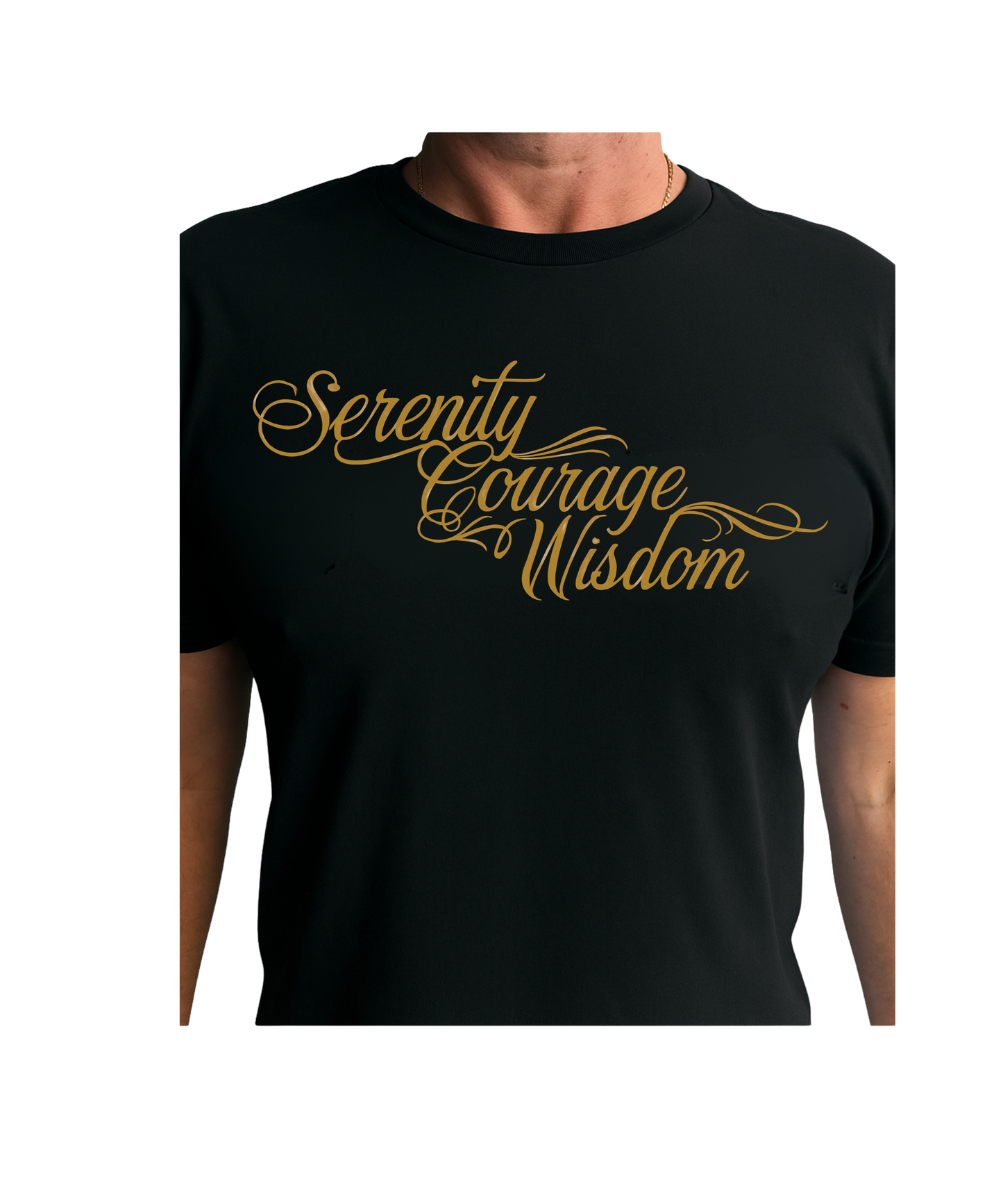 Serenity Courage Wisdom T-shirts - See images for different colourways