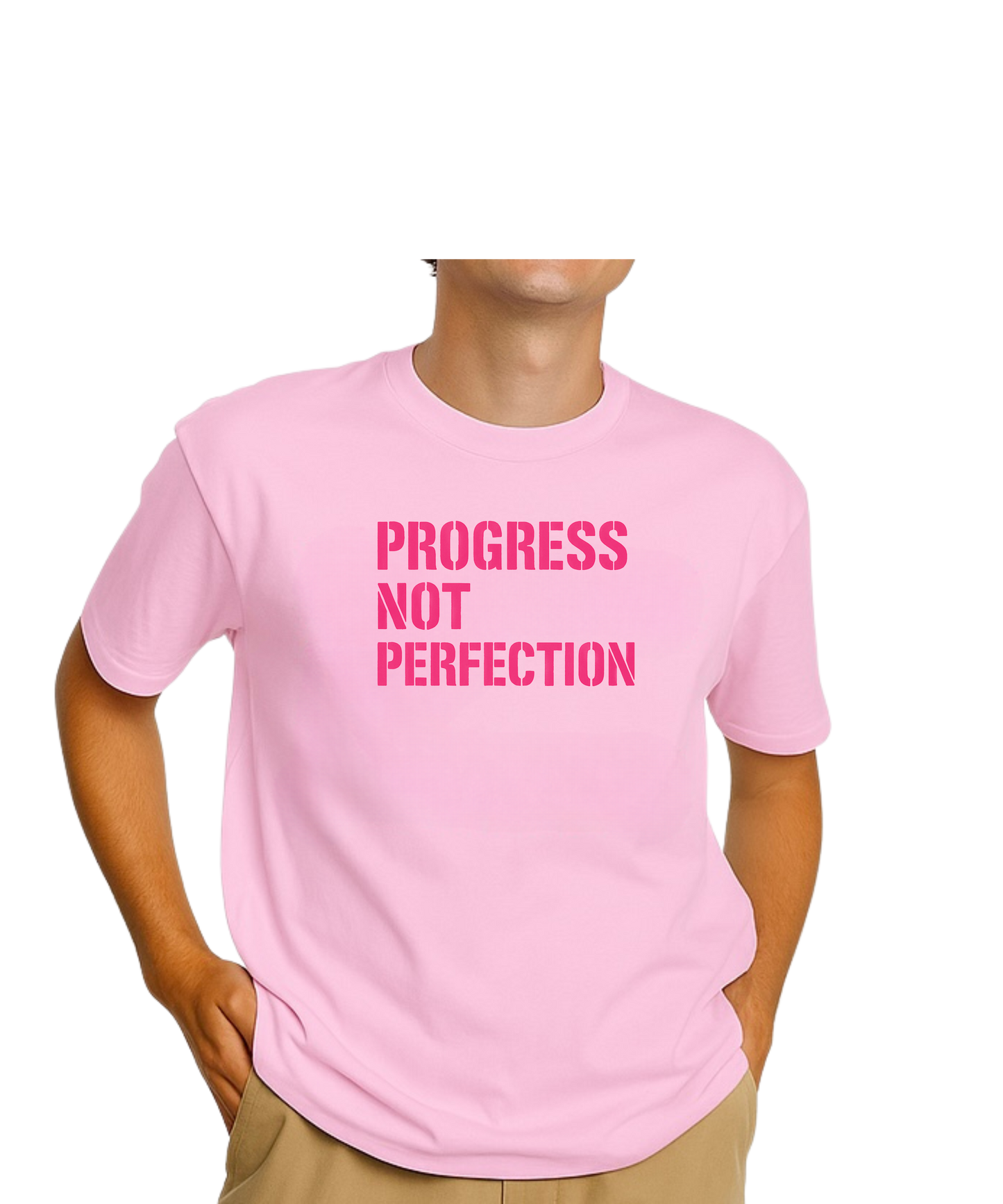 Progress Not Perfection T-shirt - See images for different colourways