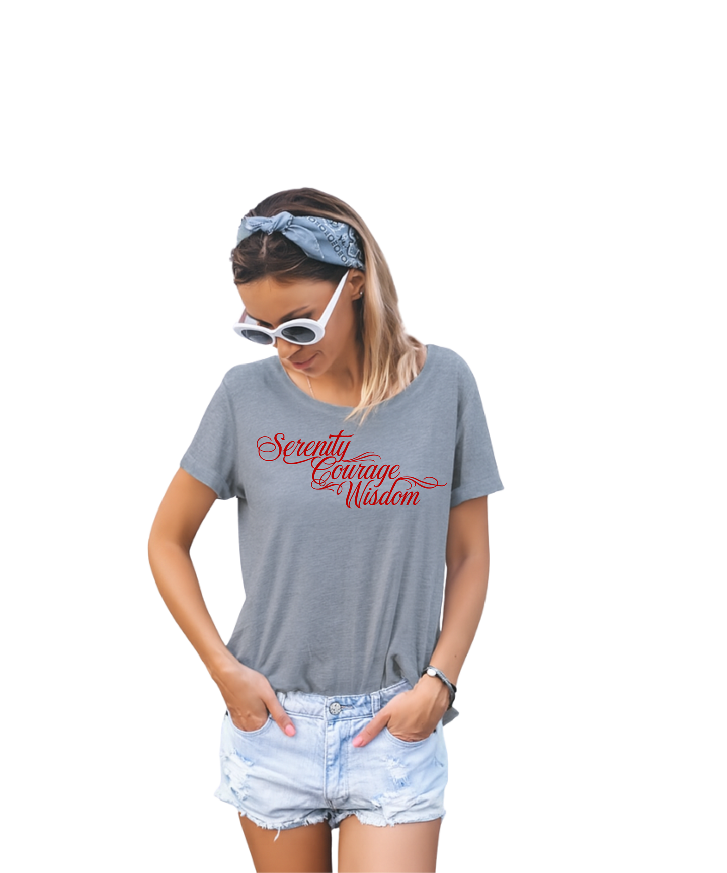 Serenity Courage Wisdom T-shirts - See images for different colourways