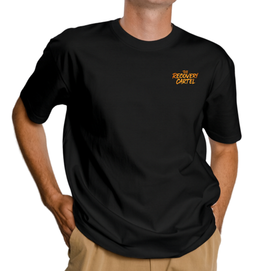 Street Cartel T-Shirt (Left Breast Navy/ Black / White)