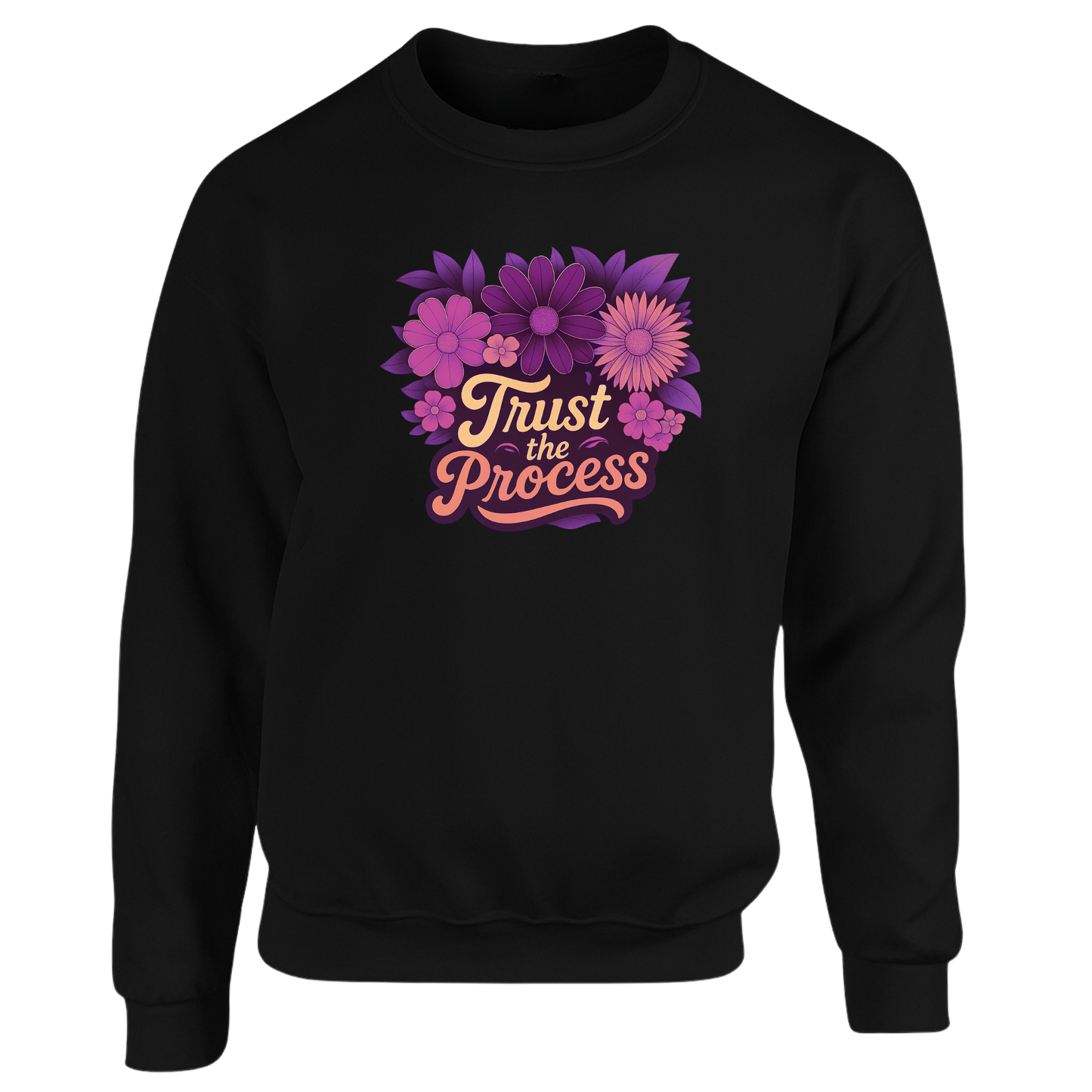 Trust The Process Sweatshirt (Pink, Purple n Peach Logo)