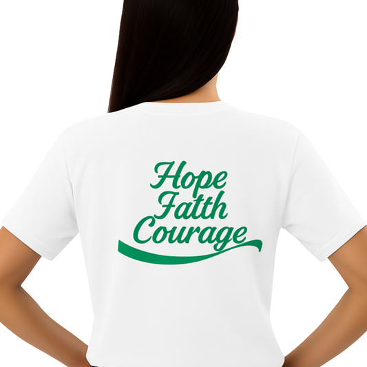 Hope Faith Courage T-Shirts See images for different colourways