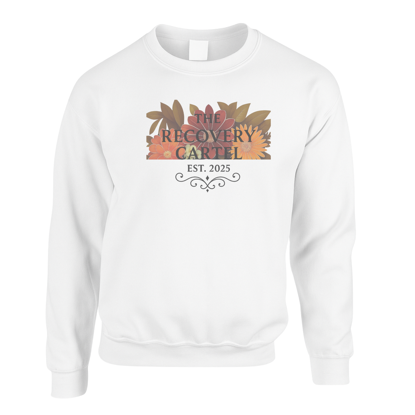 Floral Cartel Sweatshirt Grey Logo (other coloured sweatshirts)