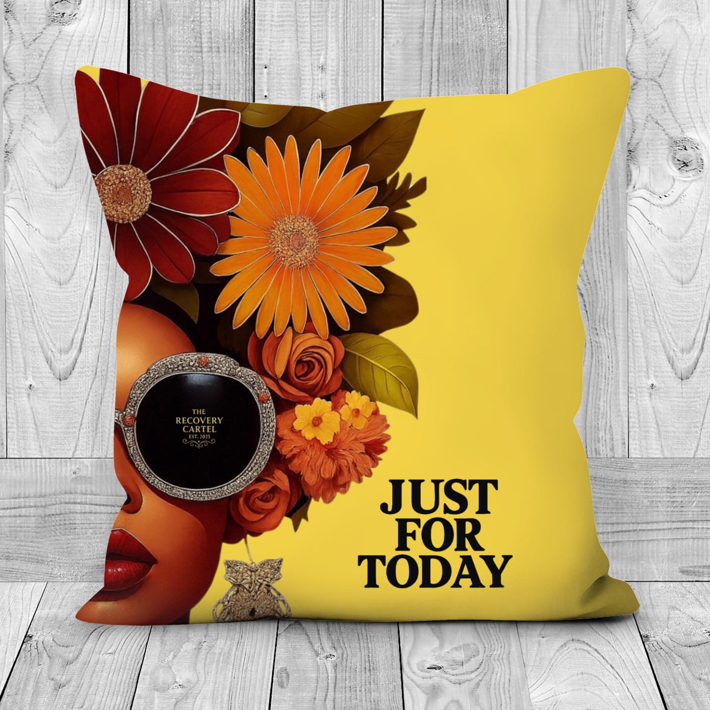 Just for Today - Cushions - Sunflower Yellow