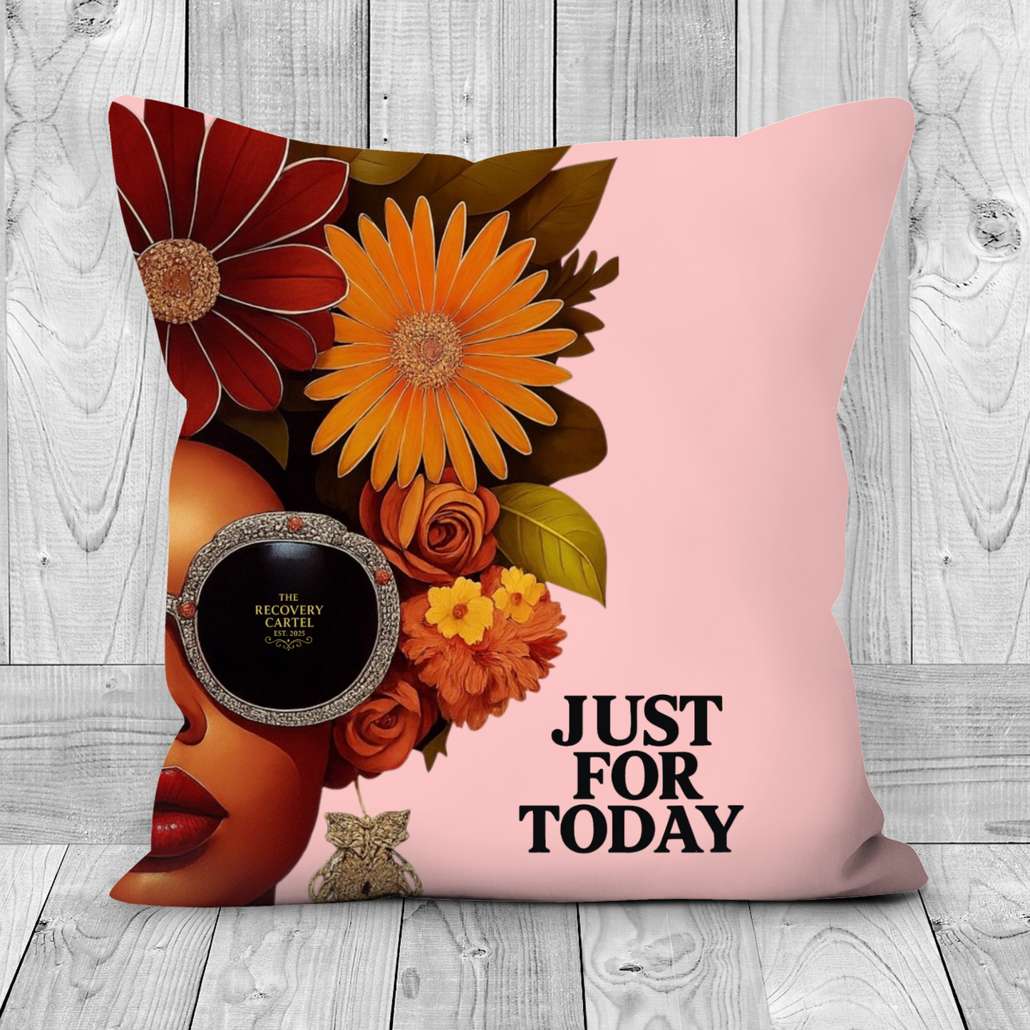 Just for Today - Cushions - Soft Pink