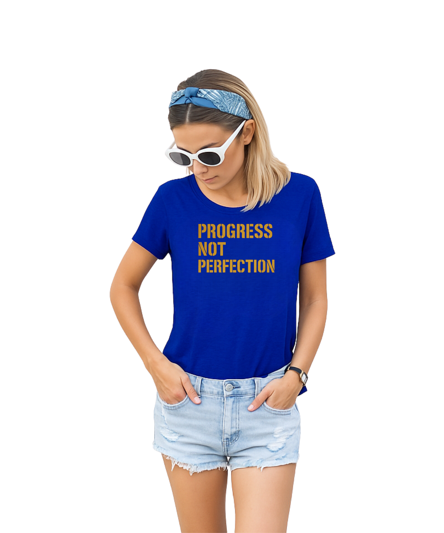 Progress Not Perfection T-shirt - See images for different colourways