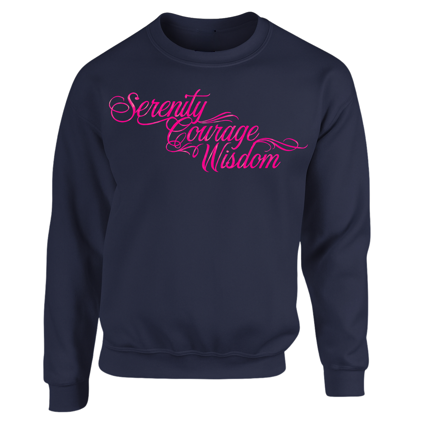 Pink - Serenity Courage Peace Sweatshirts (multi colours)