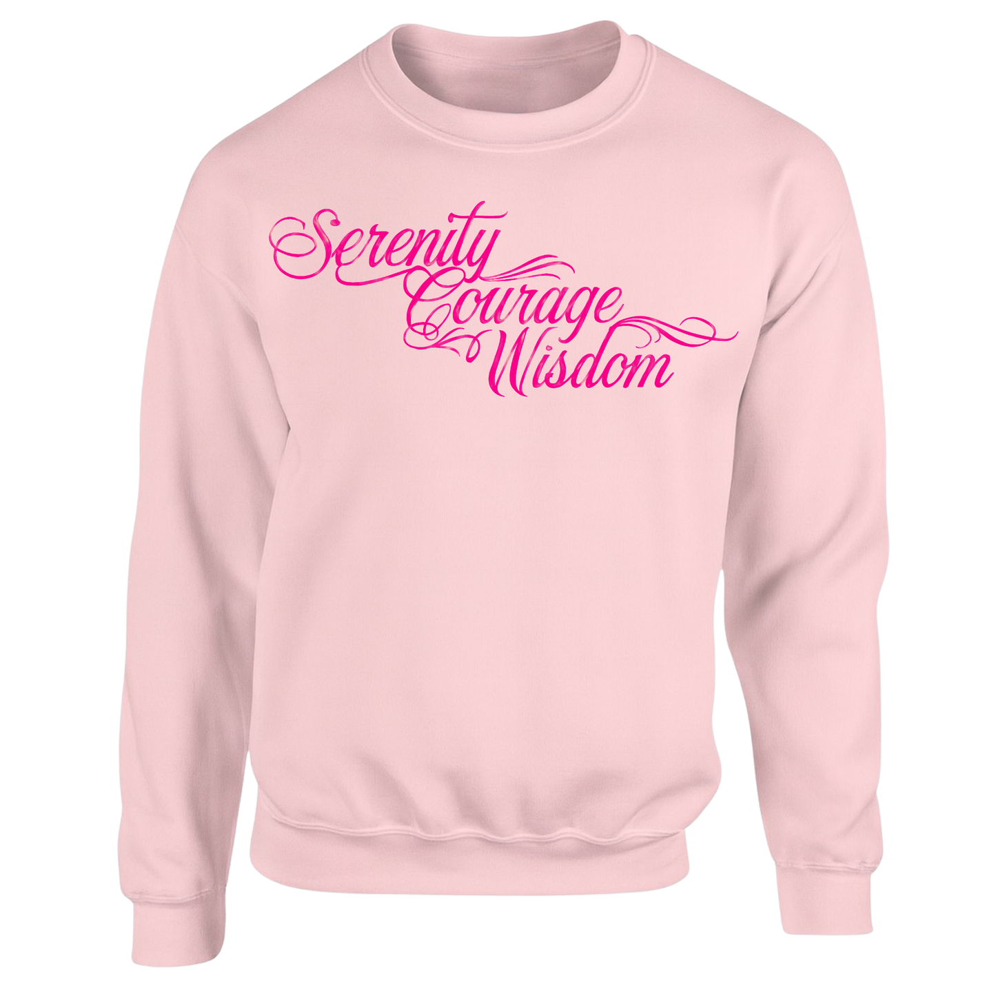 Pink - Serenity Courage Peace Sweatshirts (multi colours)