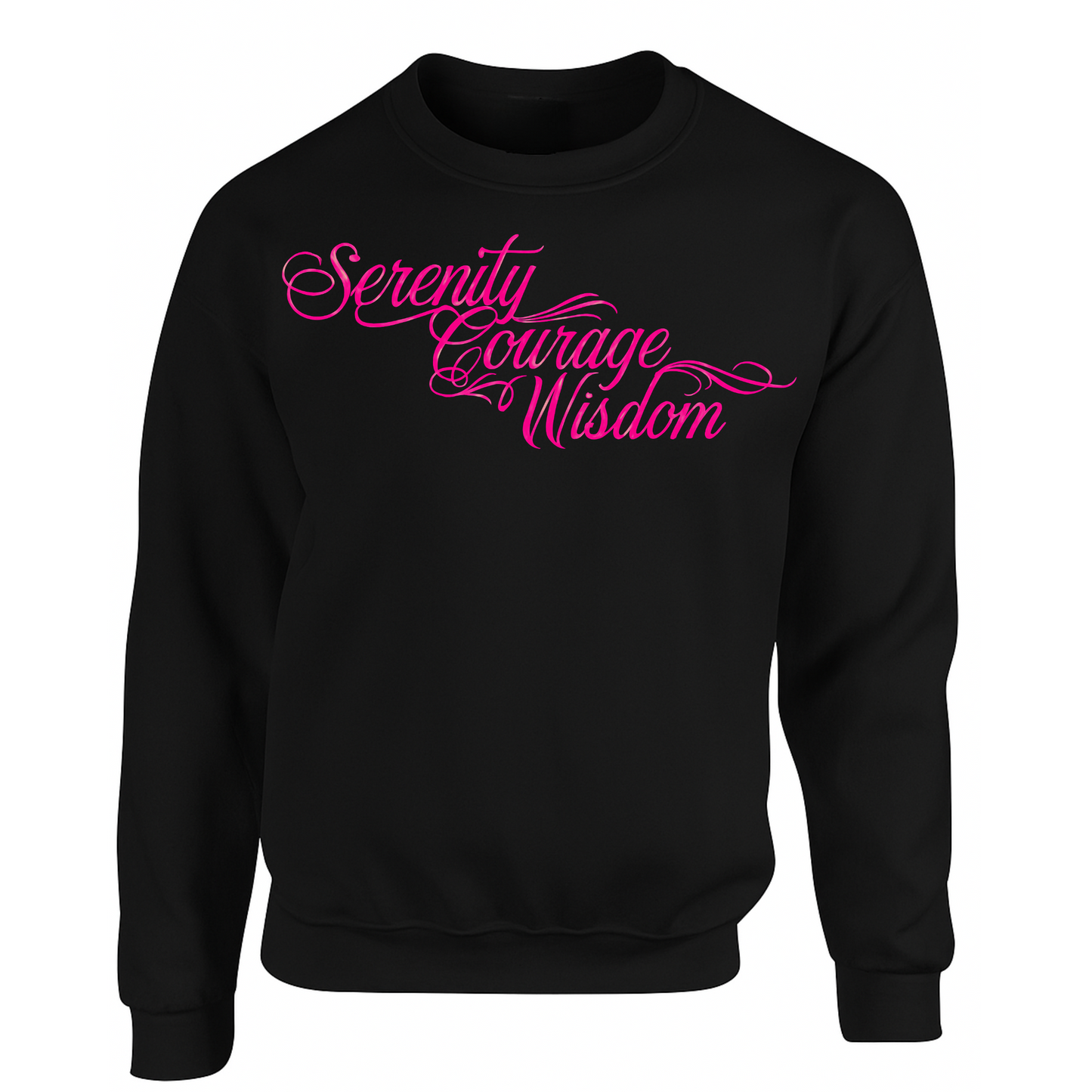 Pink - Serenity Courage Peace Sweatshirts (multi colours)