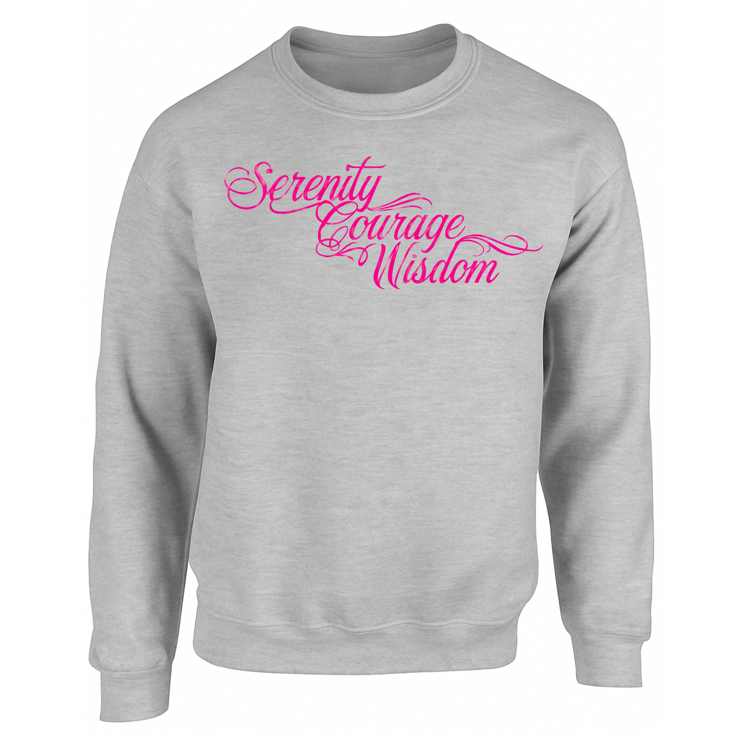 Pink - Serenity Courage Peace Sweatshirts (multi colours)