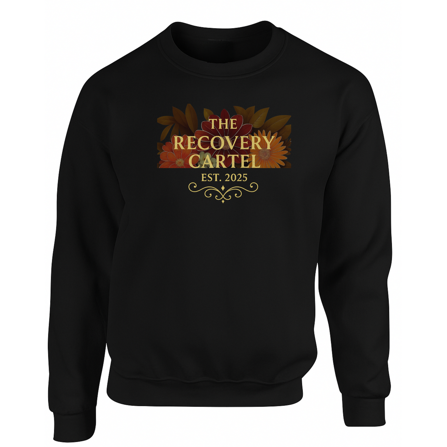 Floral Cartel Sweatshirt Gold Logo (other coloured sweatshirts)