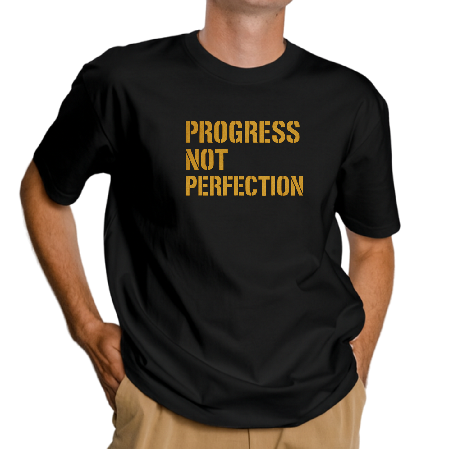 Progress Not Perfection T-shirt - See images for different colourways
