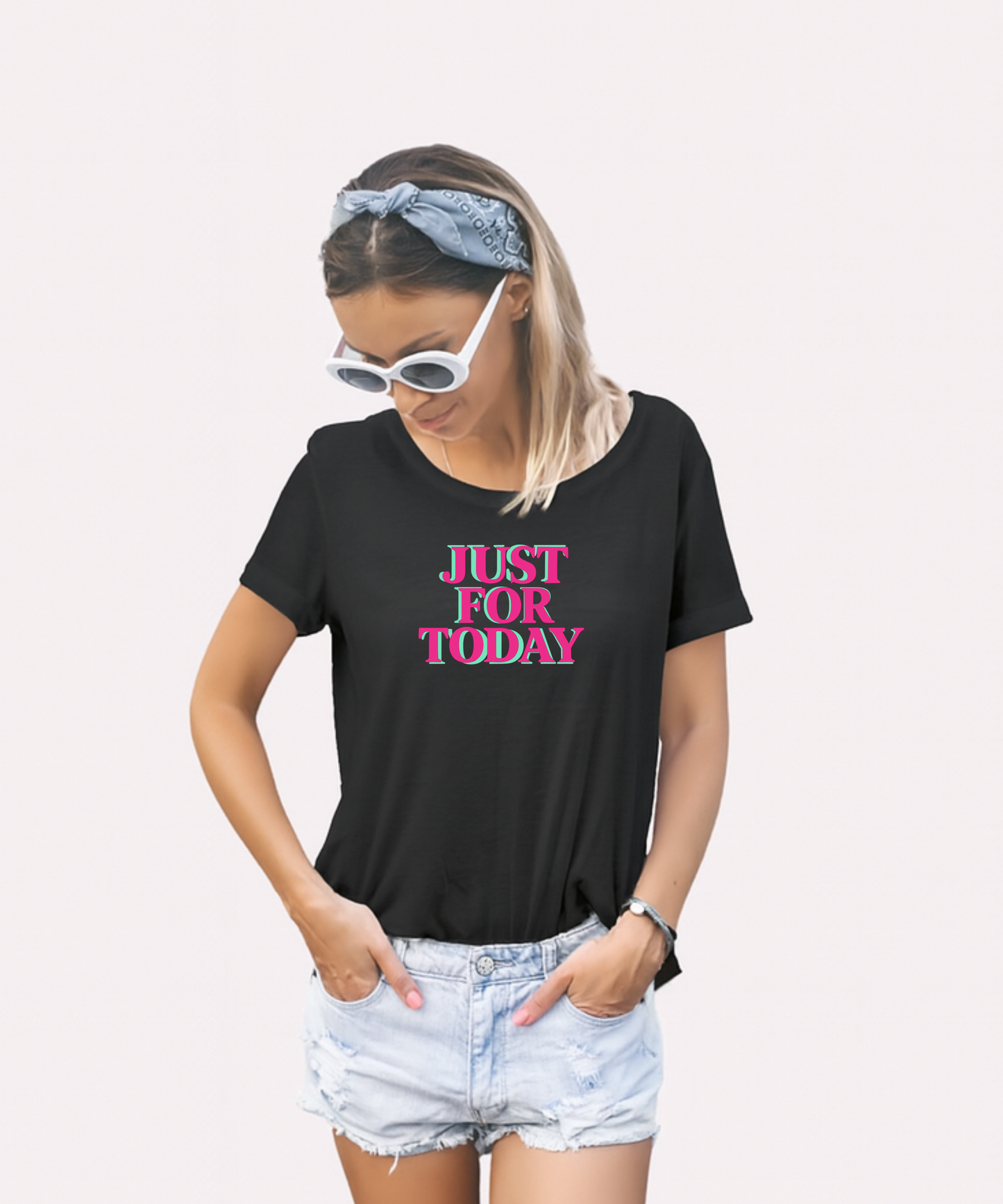 Just For Today T-shirts - See images for different colourways