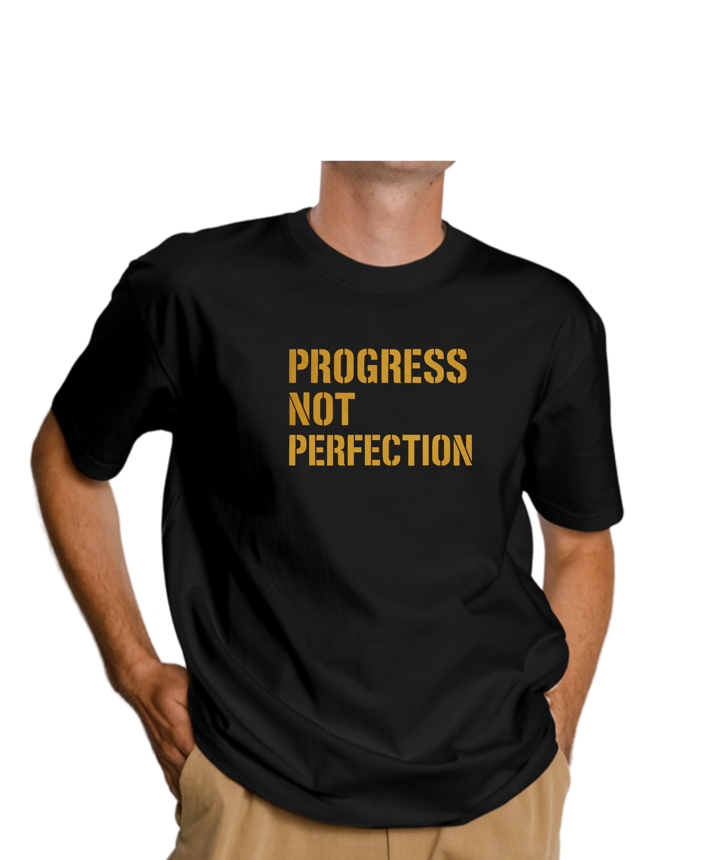Progress Not Perfection T-shirt - See images for different colourways