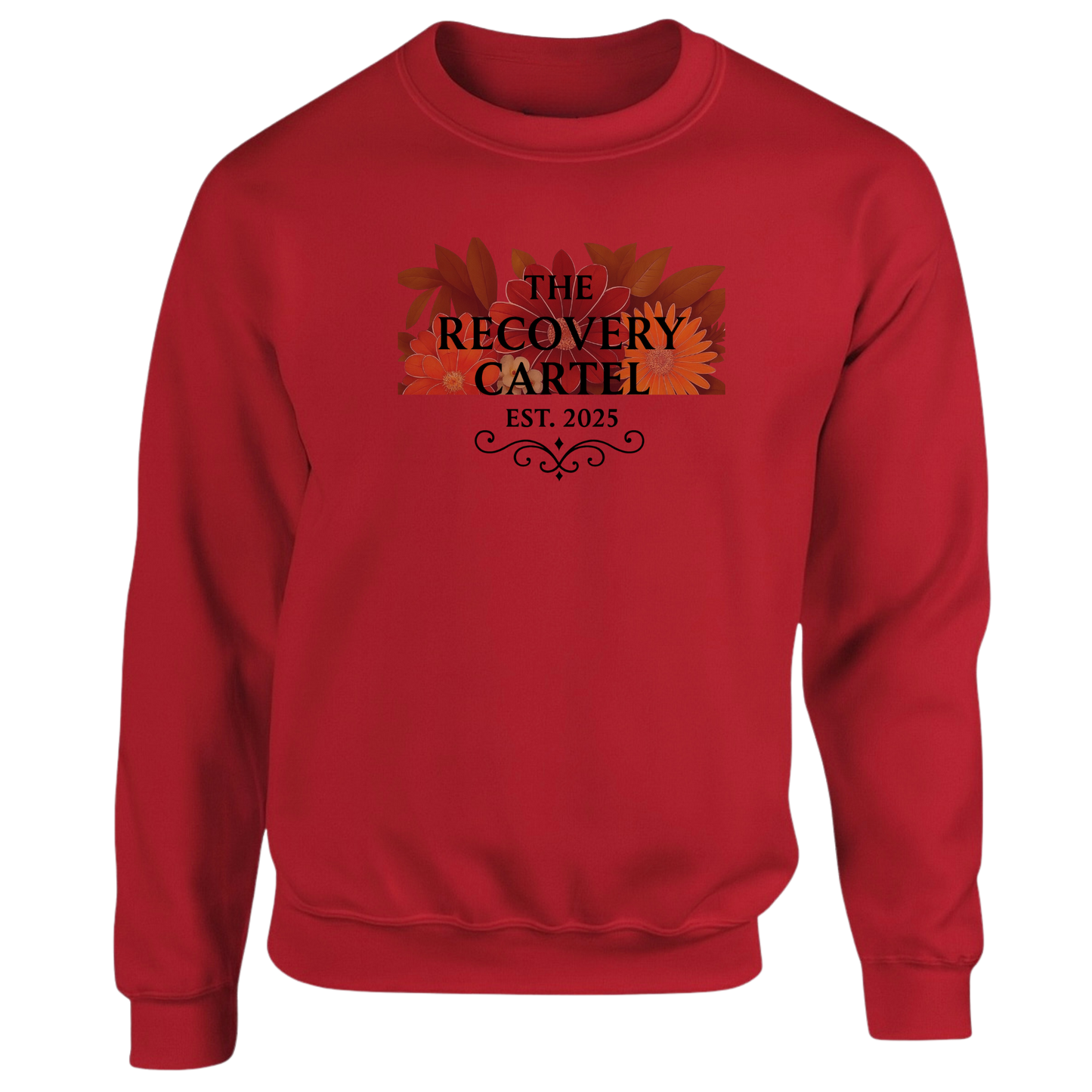 Floral Cartel Sweatshirt Black Logo  (other coloured sweatshirts)