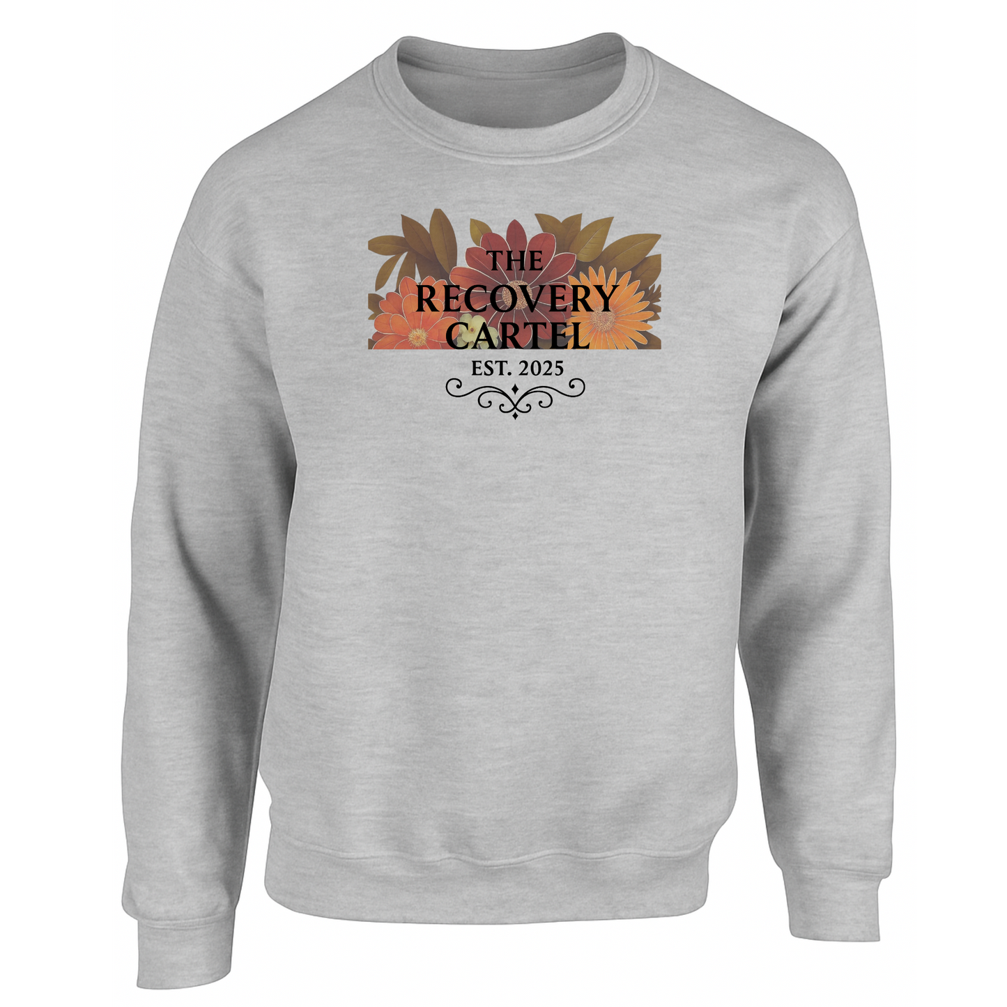 Floral Cartel Sweatshirt Black Logo  (other coloured sweatshirts)