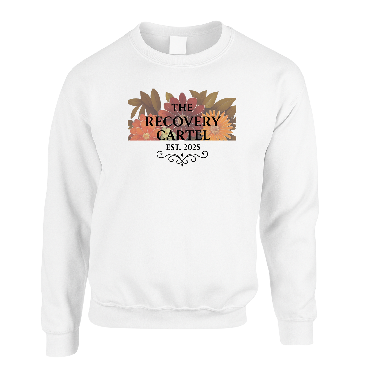 Floral Cartel Sweatshirt Black Logo  (other coloured sweatshirts)