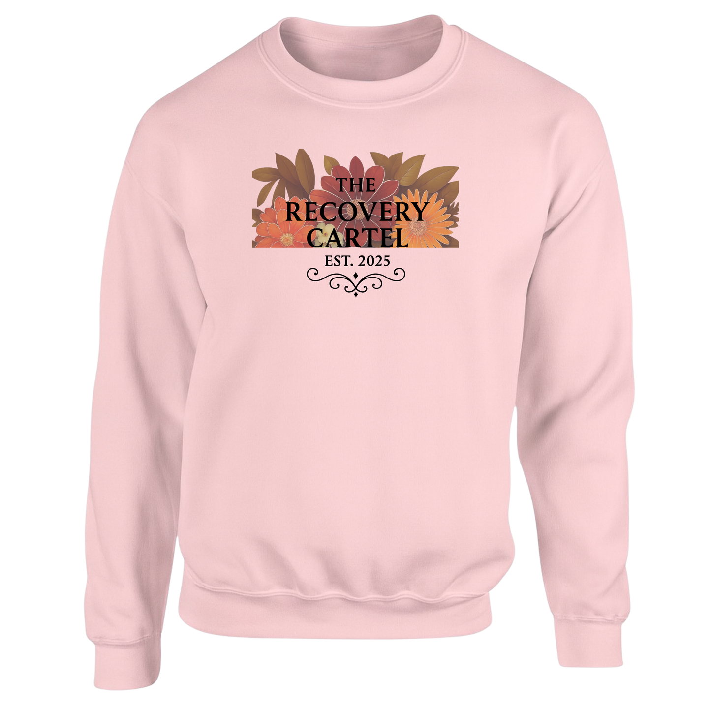 Floral Cartel Sweatshirt Black Logo  (other coloured sweatshirts)