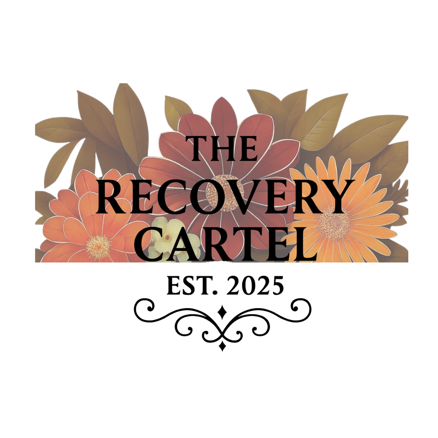 Floral Cartel Sweatshirt Black Logo  (other coloured sweatshirts)