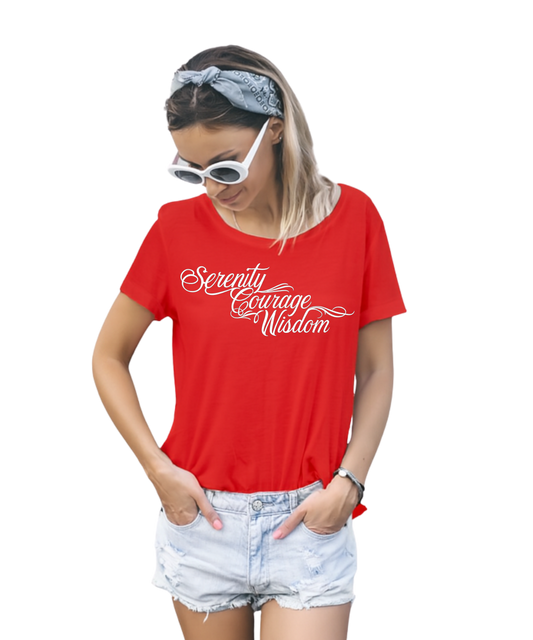 Serenity Courage Wisdom T-shirts - See images for different colourways