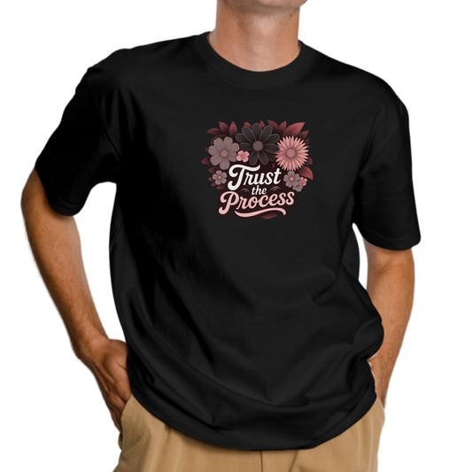 Trust The Process T-Shirt (Black n Red)