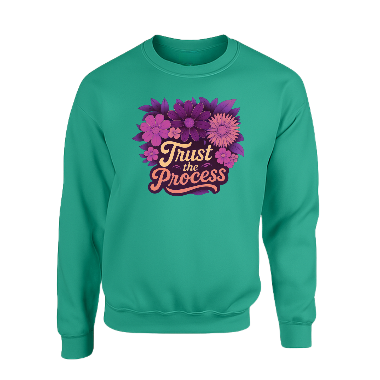 Trust The Process Sweatshirt (Pink, Purple n Peach Logo)