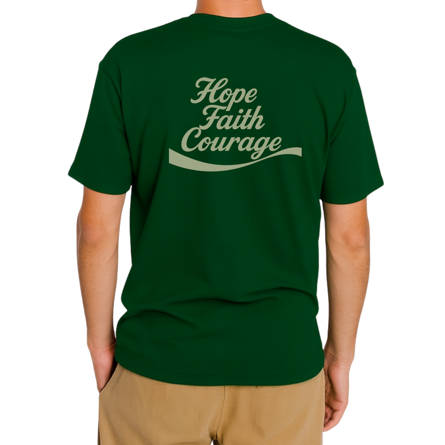 Hope Faith Courage T-Shirts See images for different colourways