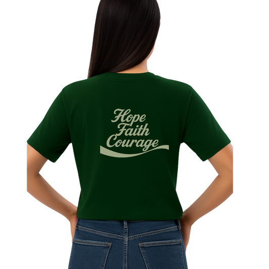 Hope Faith Courage T-Shirts See images for different colourways