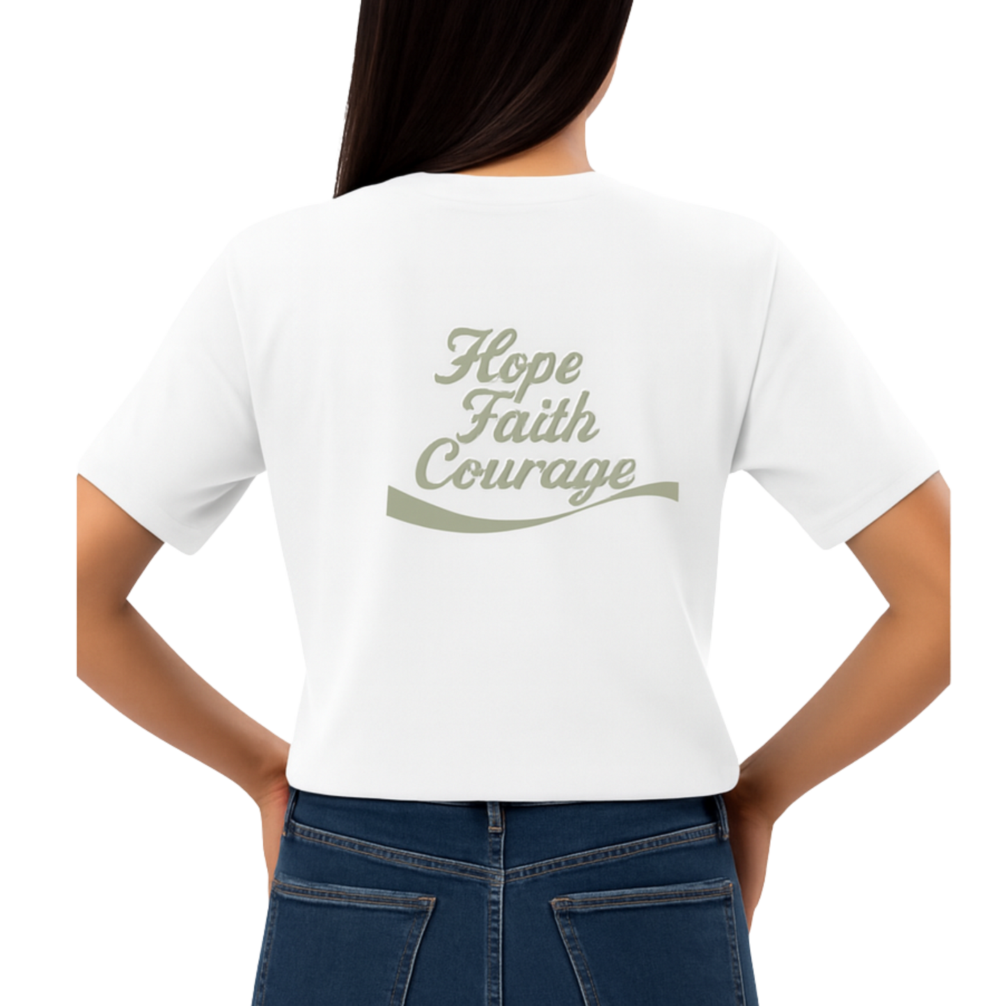 Hope Faith Courage T-Shirts See images for different colourways