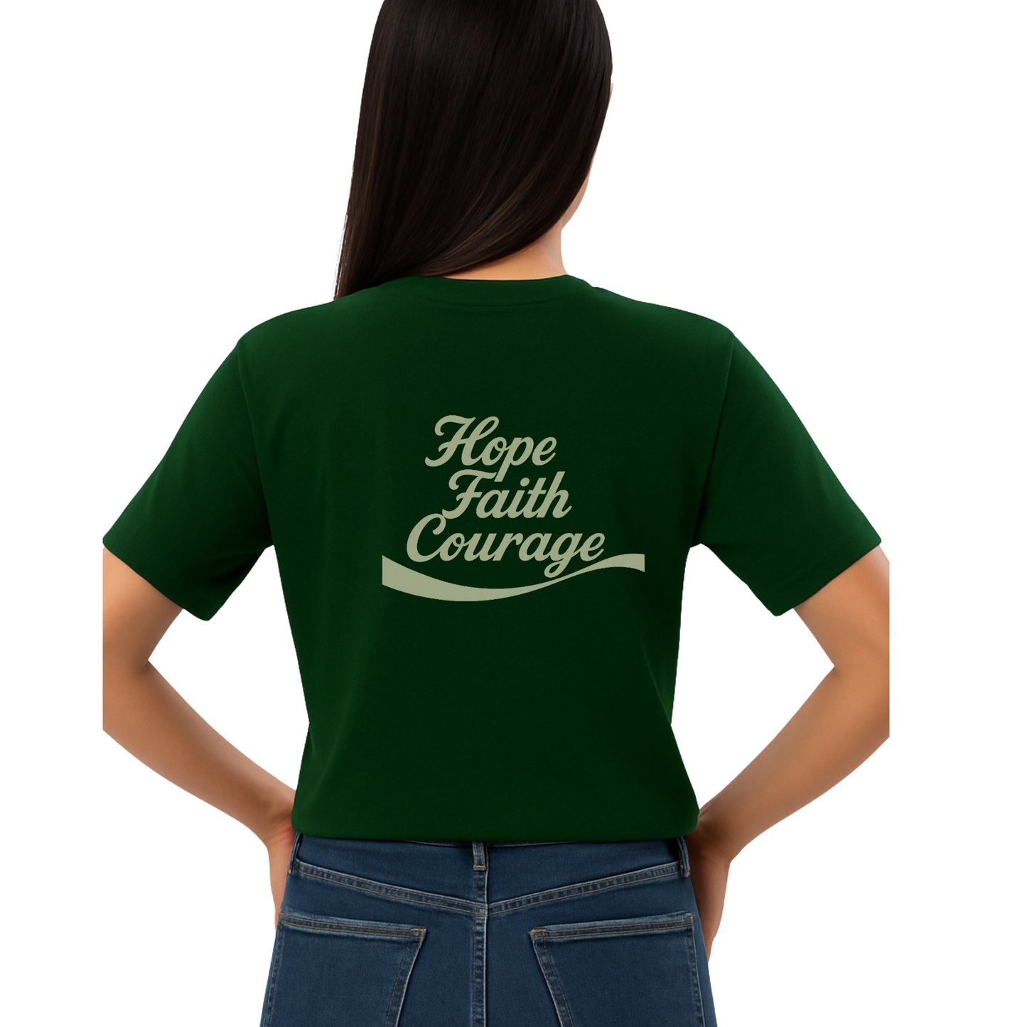 Hope Faith Courage T-Shirts See images for different colourways