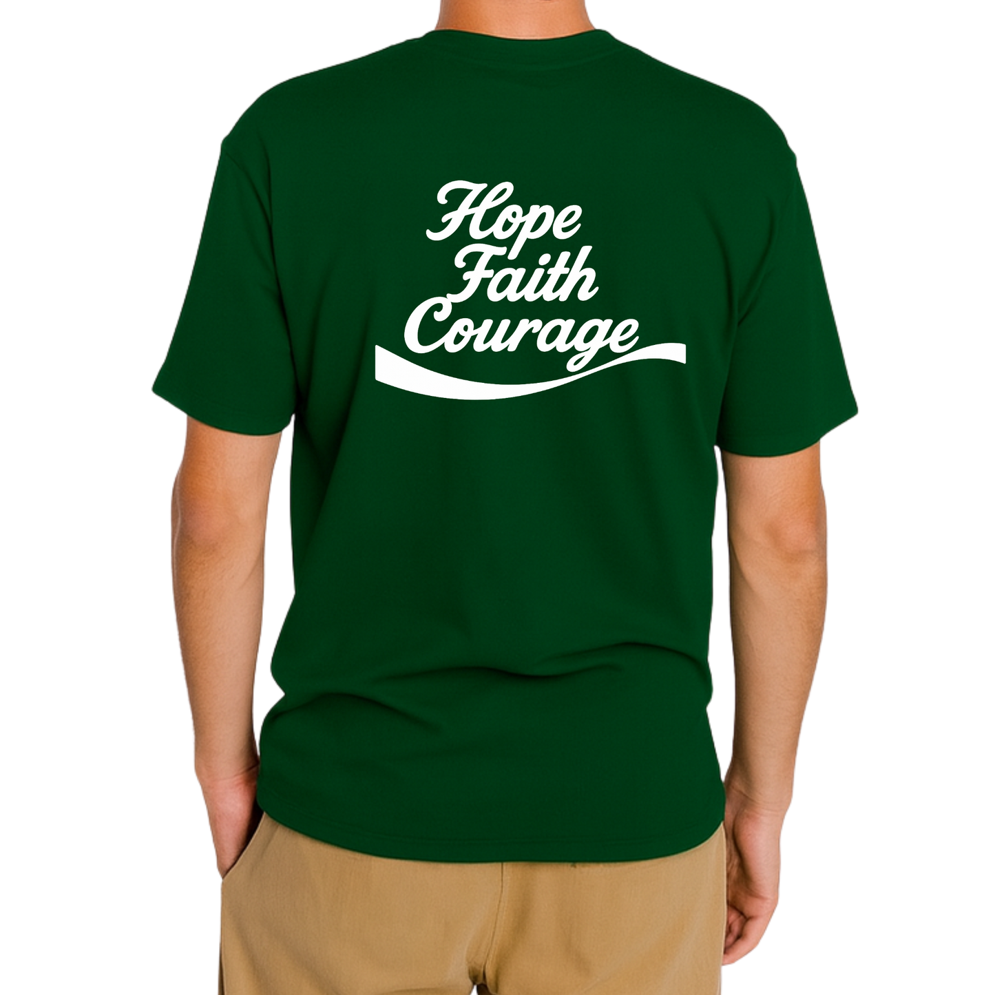 Hope Faith Courage T-Shirts See images for different colourways