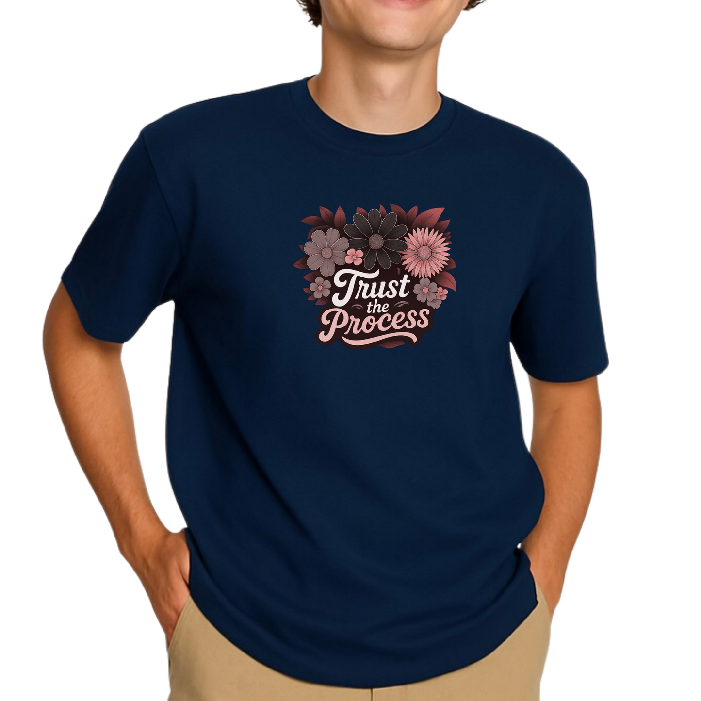 Trust The Process T-Shirt (Black n Red)