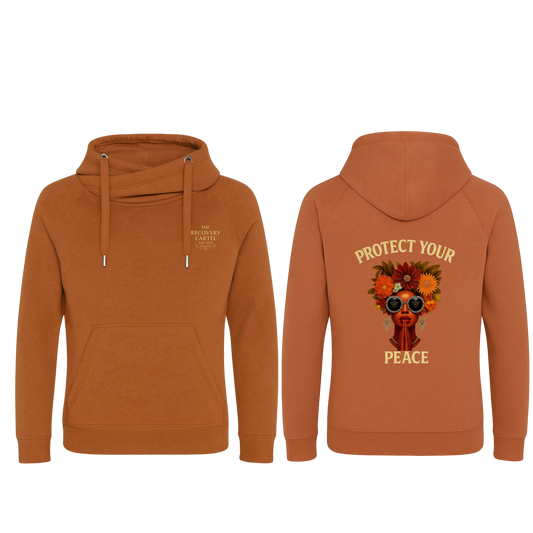 Protect Your Peace Premium Hoodies (Ginger Biscuit Gold Logo) ** LIMITED STOCK**