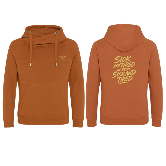 Sick n Tired  Premium Hoodie (Ginger Biscuit hoodie with Gold logo) **LIMITED STOCK**