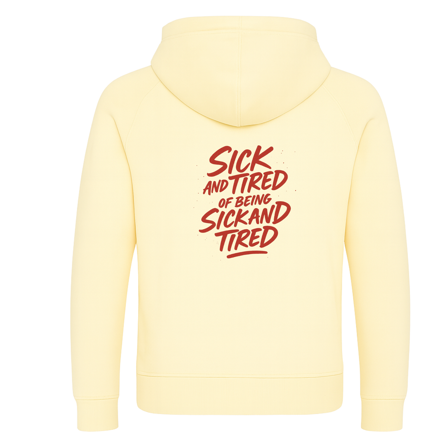 Sick n Tired  Premium Hoodie (Vanilla Ice Cream with colour variant logo)