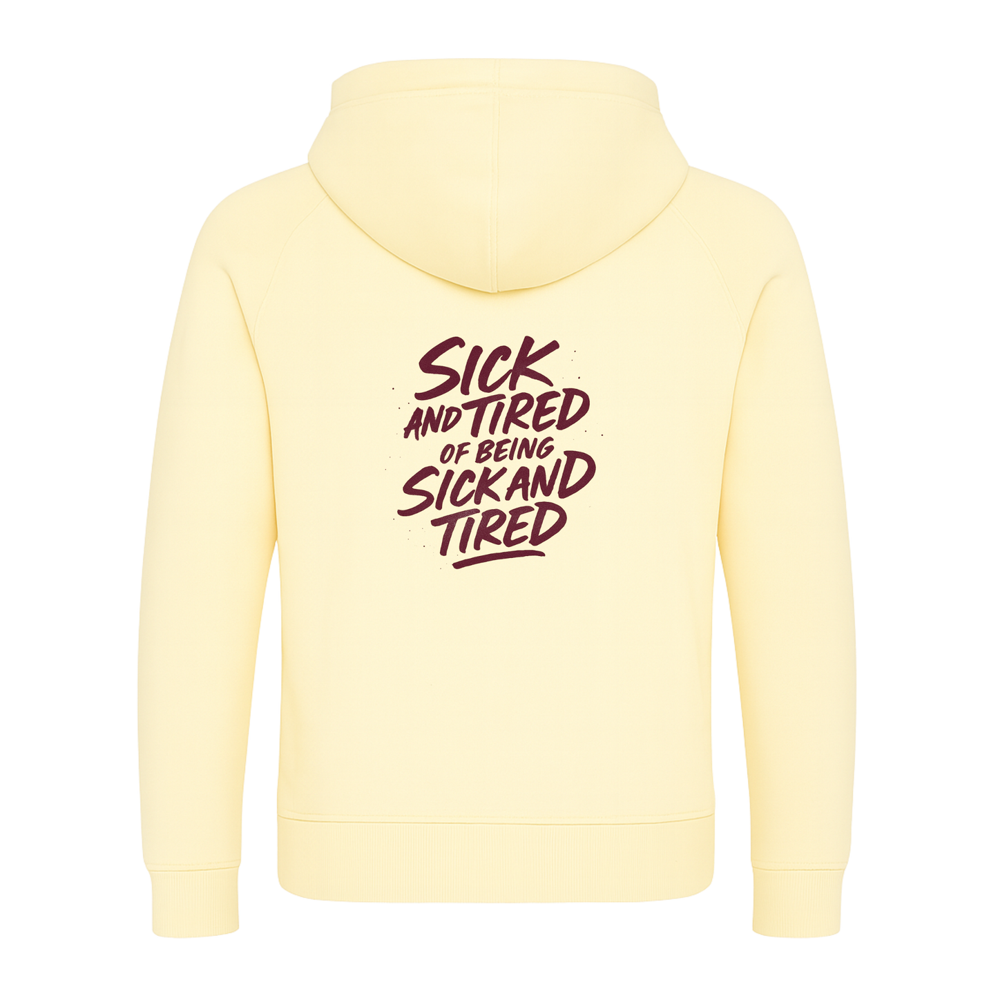 Sick n Tired  Premium Hoodie (Vanilla Ice Cream with colour variant logo)