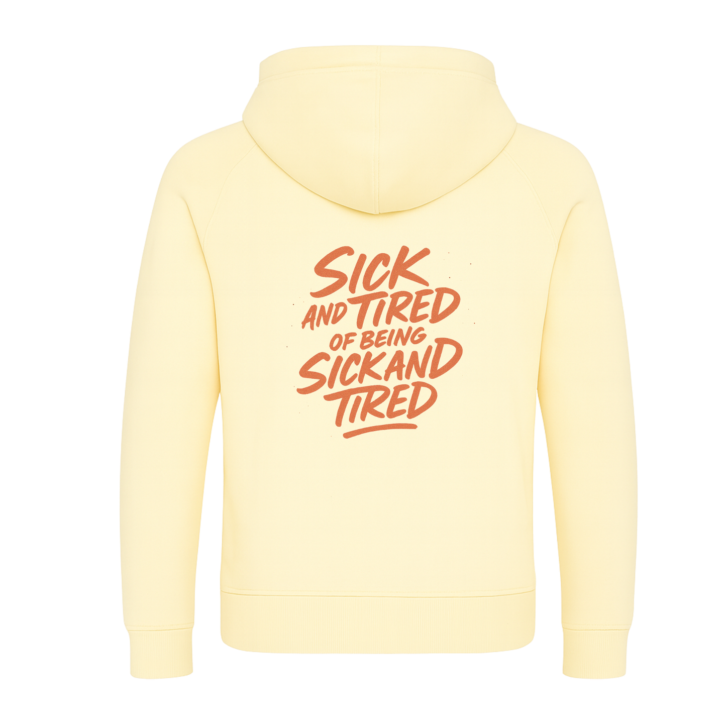 Sick n Tired  Premium Hoodie (Vanilla Ice Cream with colour variant logo)