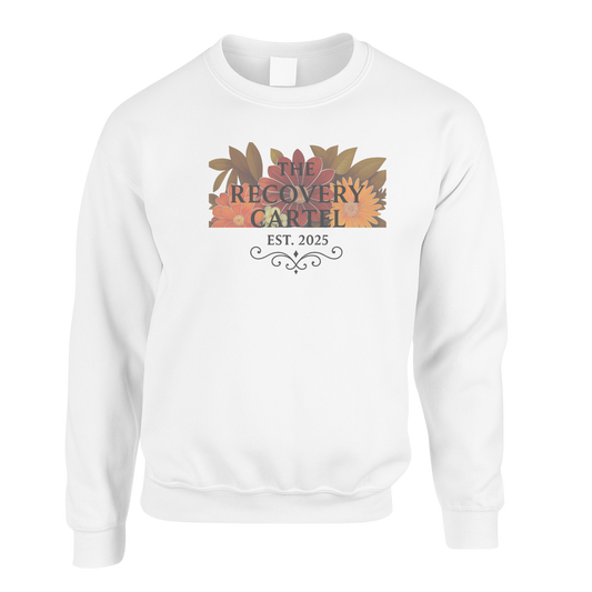 Floral Cartel Sweatshirt Grey Logo (other coloured sweatshirts)