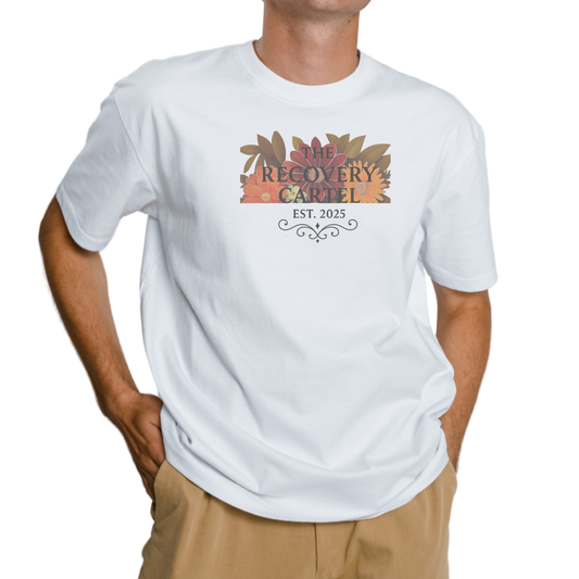 Floral Cartel T-shirt  - (Black / White / Navy)