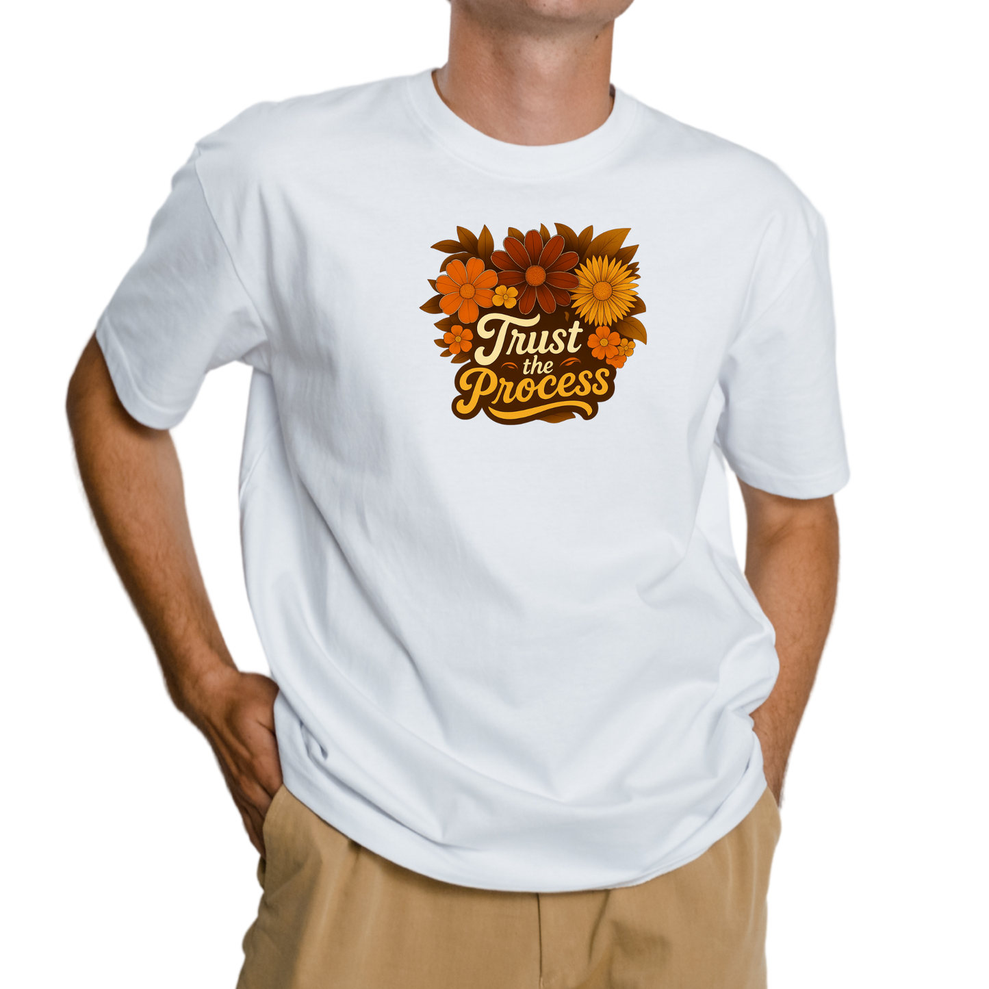 Trust The Process T-Shirt (orange)