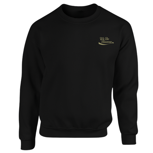 " We Do Recover " Sweatshirts (Sage Logo Left Breast)