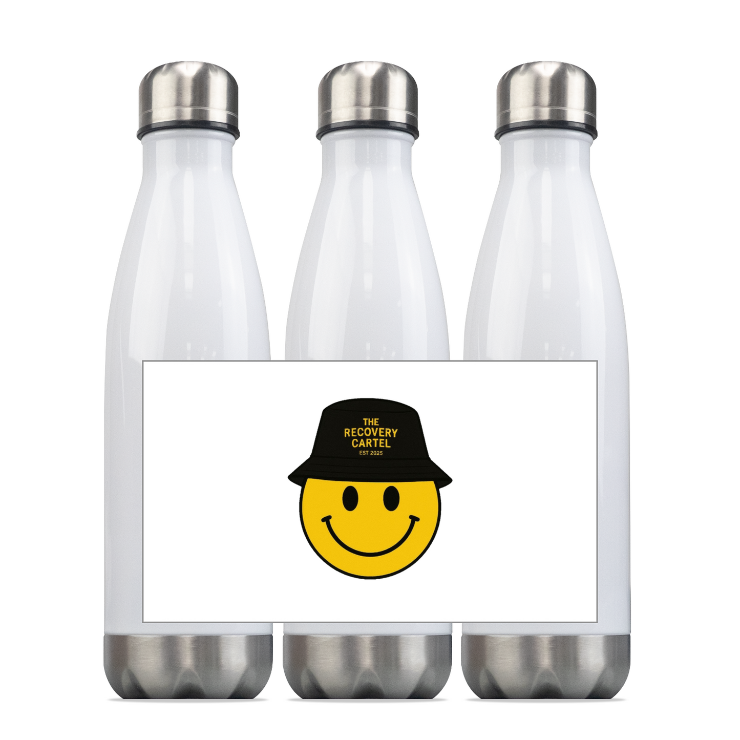 Stainless Steel bottle - Smilie face
