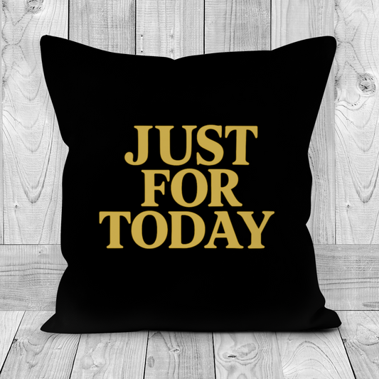 Cushions - Just for today - Black and Gold