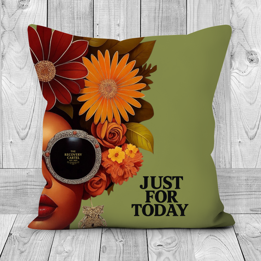 Just For Today - Cushions - Deep Lime