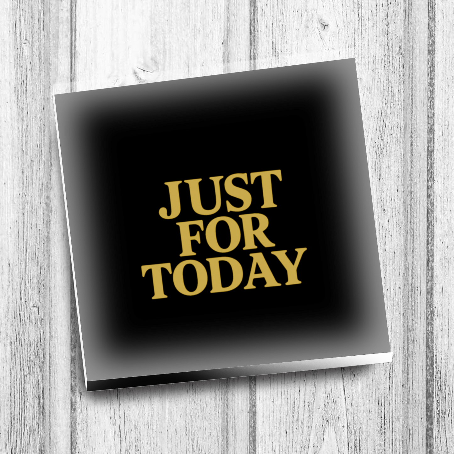 Glass Coaster - Just For Today