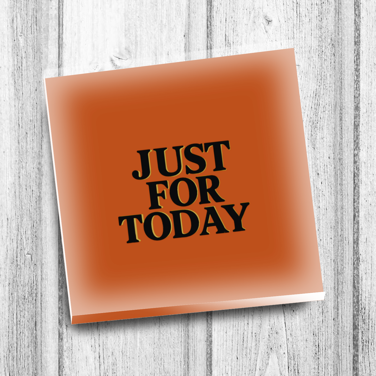 Glass Coaster - Just For Today